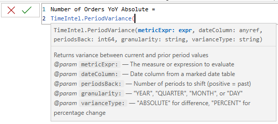 DAX UDF code in Power BI