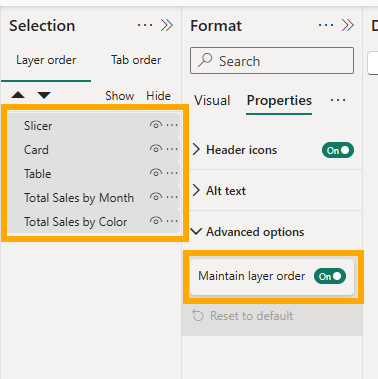 Maintain layer order toggle enabled